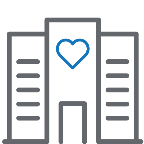 childbirth center building icon